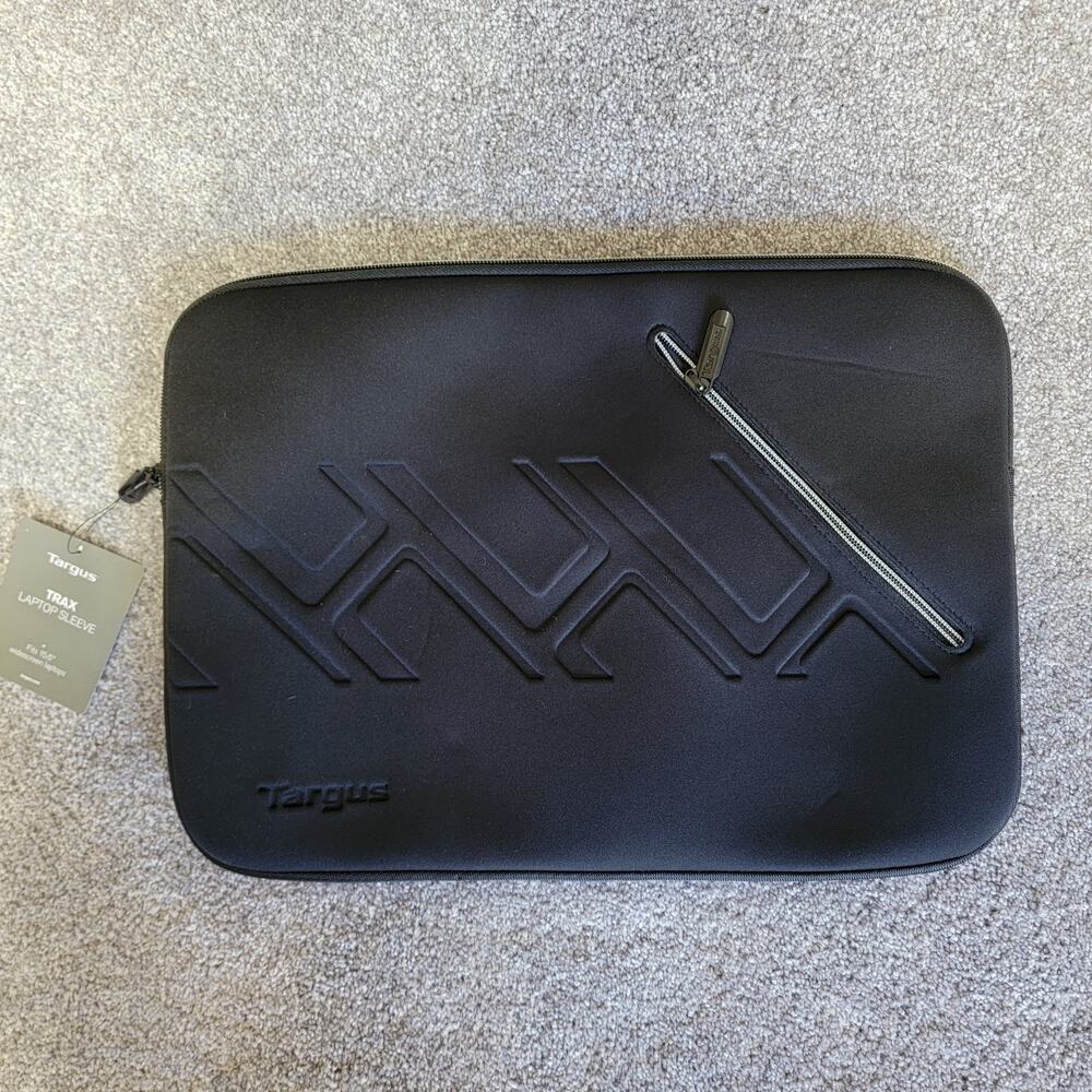 Targus‎ Laptop Sleeve Case Zip Up Black  NWT 15.6 in laptop - Picture 4 of 5